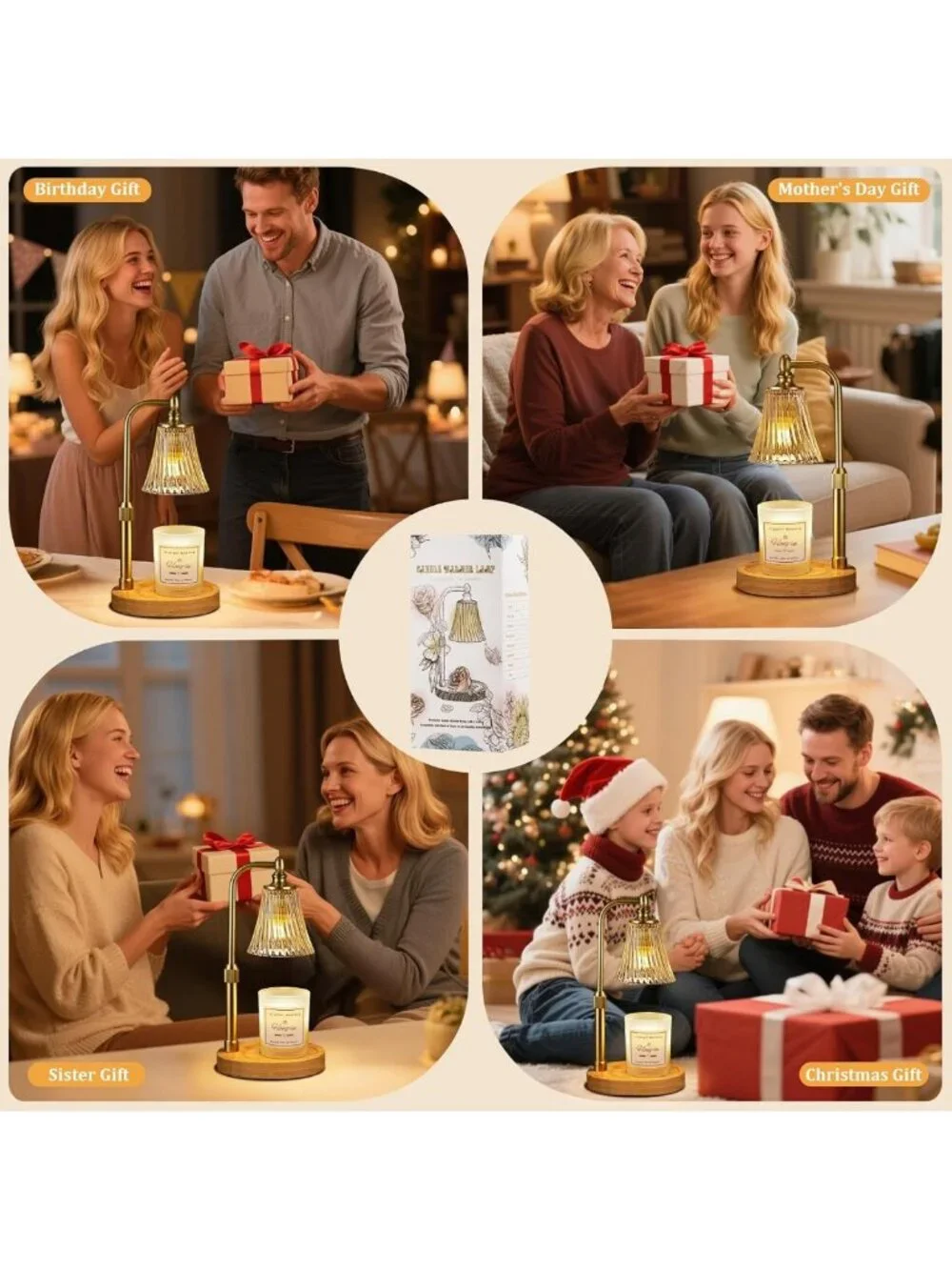 Candle Warmer Lamp with Timer - Perfect Gift for Women, Moms & Sisters